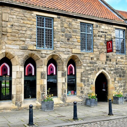 Blackfriars-Restaurant-and-Parlour-Bar-Newcastle-Upon-Tyne the front building of the Blackfriars restaurant in Newcastle