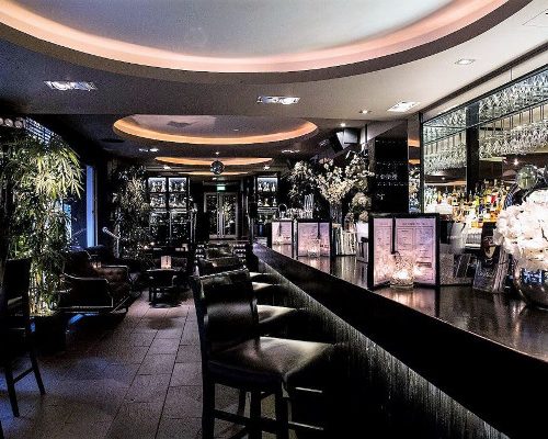 Babucho, Italian restaurant in Newcastle A view of the stunning bar inside Babucho, an Italian restaurant in Newcastle