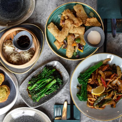 Chinese dishes from Chamber 36, Berry Street in Liverpool