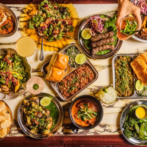 dishoom Indian dishes from Dishoom, Spinningfields in Manchester