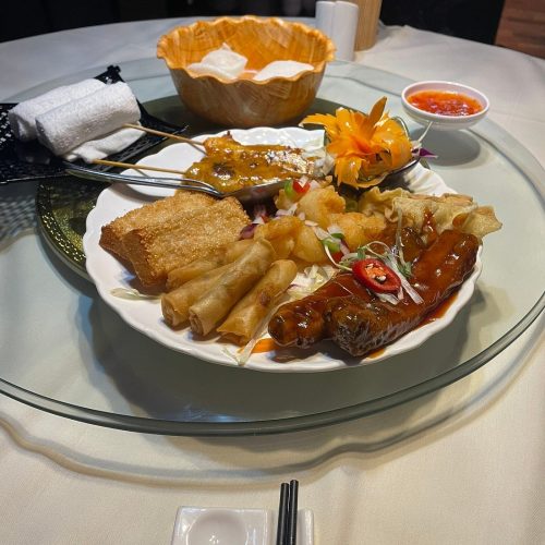 landmark oriental A dish of Chinese food in Landmark Oriental restaurant in Newcastle