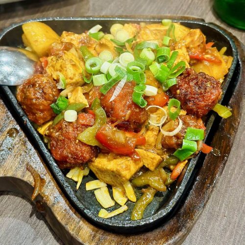 lilys An Indian vegetarian dish from Lily's Vegetarian Indian Restaurant, Ashton-under-Lyne in Manchester