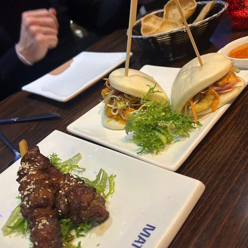 matou Thai dishes at Matou, Pier Head in Liverpool