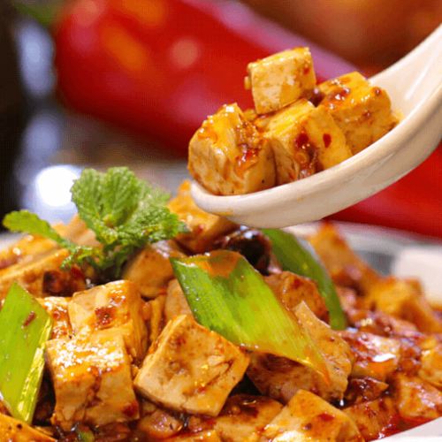 A Chinese dish from Red Chilli, Portland Street in Manchester