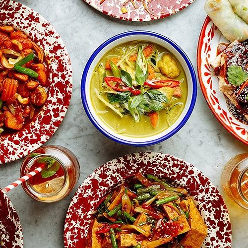 rosas Thai dishes from Ros's restaurant in Liverpool