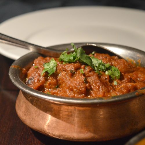 An Indian meal from Sachins restaurant in Newcastle