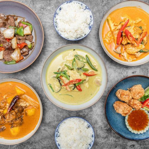 the legacy Dishes from the Legacy Thai restaurant in Liverpool