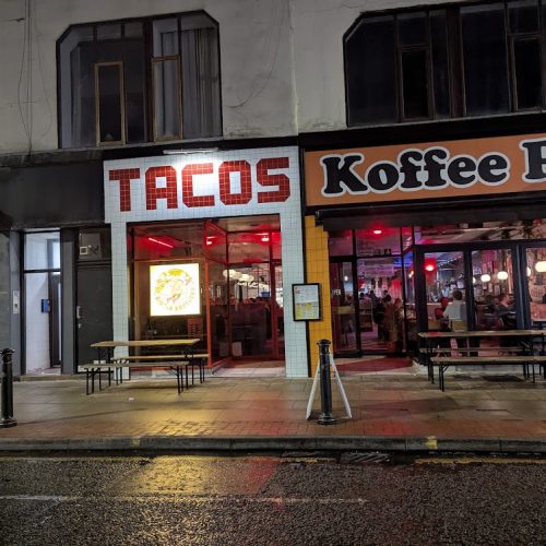 Birria tacos and consommé at Birria Brothers, Northern Quarter