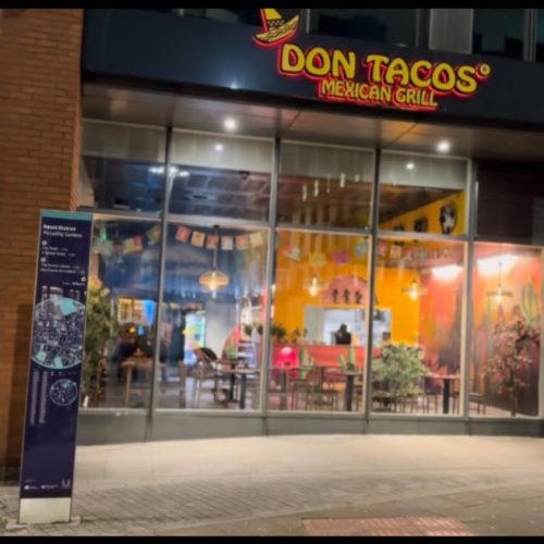 Birria tacos at Don Tacos, Piccadilly Gardens