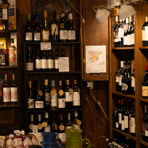 Iberian meats and cheese at La Casa Delicatessen, Grainger Market
