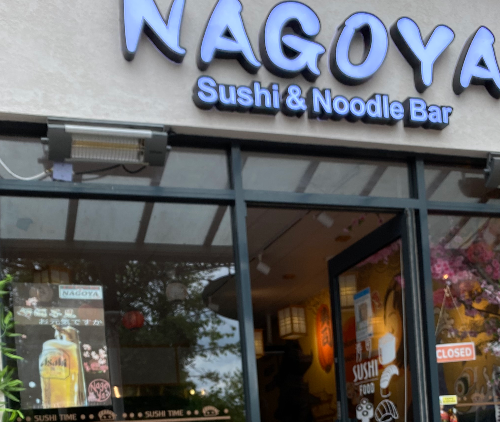 nagoya-sushi-noodle-bar-didsbury Sushi platter and teriyaki chicken at Nagoya Sushi & Noodle Bar, Didsbury