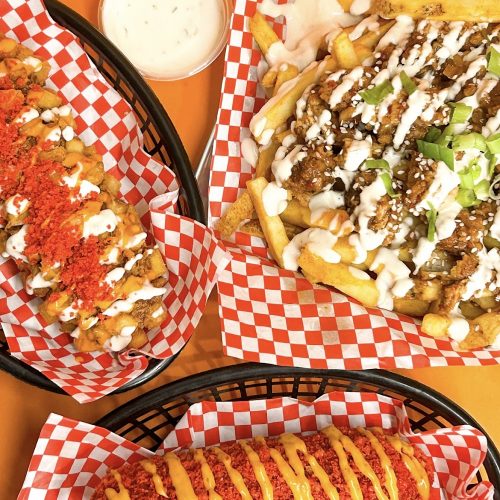 Screenshot Spicy Korean loaded fries and K-Dogs at On The Go, Lodge Lane