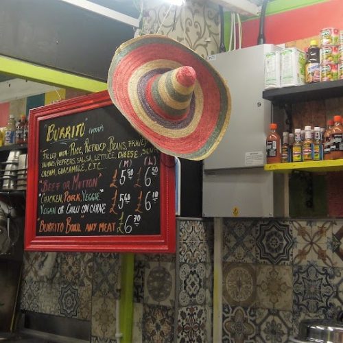 Burritos and enchiladas at Pancho's Burritos, Arndale Market